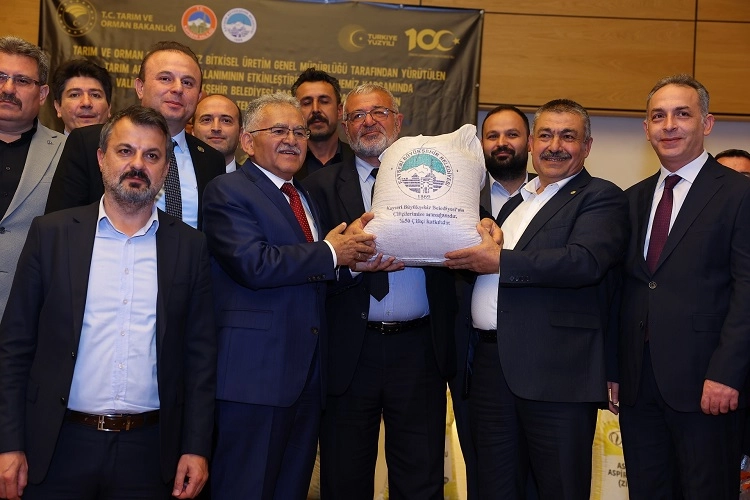 Kayseri Büyükşehir'den tarıma dev katkı