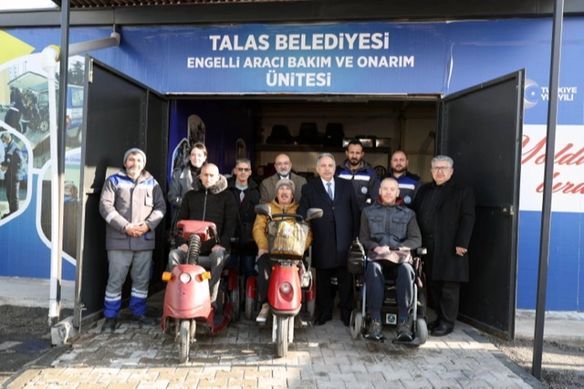 Kayseri Talas'ta engellilerin yüzünü güldüren tesis